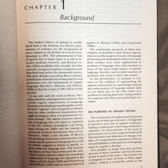 Assessment of Aphasia and Related Disorders 2nd Ed. by Harold Goodglass, Ph.D. - Picture 13 of 16